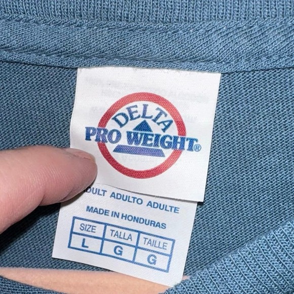 Delta Blue Graphic Fishing Tee Shirt - Picture 3 of 4